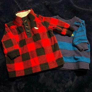 Red only worn once, blue gently used still in great condition